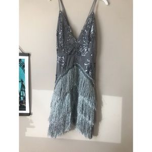 Strappy Tassel Mini Dress